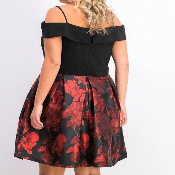 R&M Richards Women Plus Size Formal Evening Cocktail Party Prom Dress, Sz 22W - Picture 3 of 10